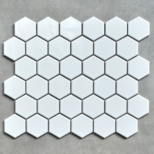 Lucas 281 x 325mm Hexagon Mosaic Tile Temple & ster