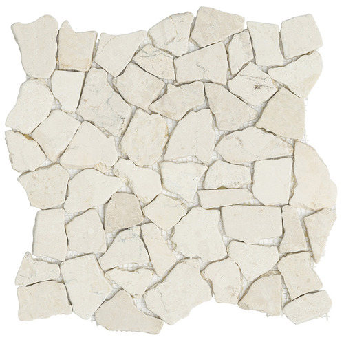 Java Beige Crazypave Tumbled Mosaic Tile
