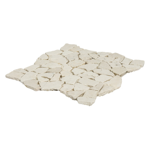 Java Beige Crazypave Tumbled Mosaic Tile