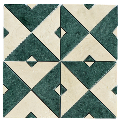 Crema Marfil & Taj Green