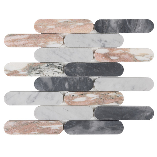 Sherrin Rose & Grey Tile Sample