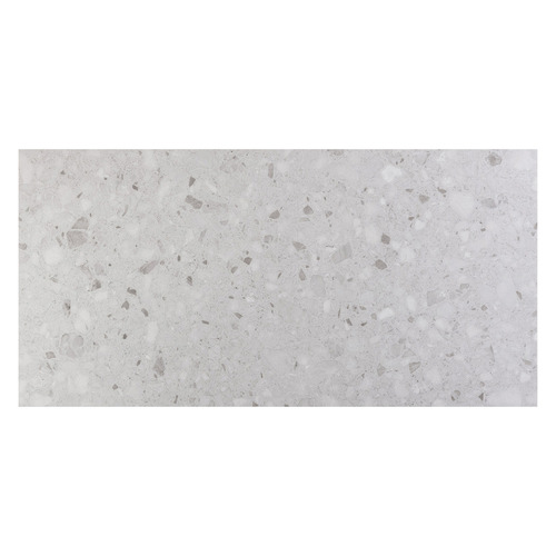 Hadfair 298 x 600mm Silver Terrazzo Look Porcelain Tile
