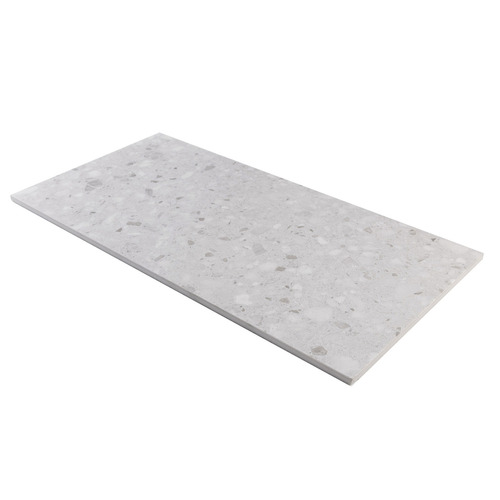 Hadfair 298 x 600mm Silver Terrazzo Look Porcelain Tile