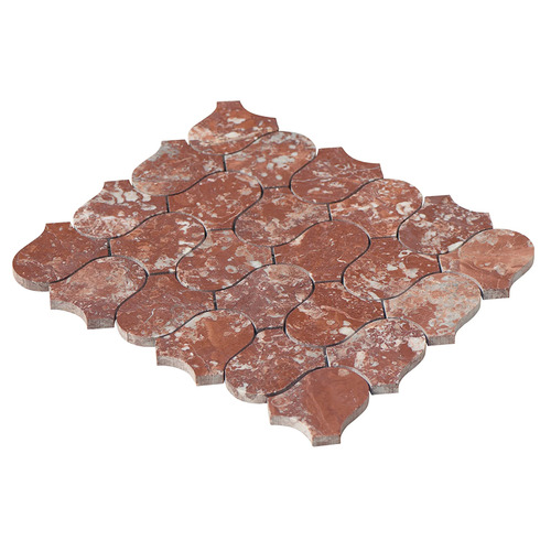 Toru Tuscan Red Marble Mosaic Tile