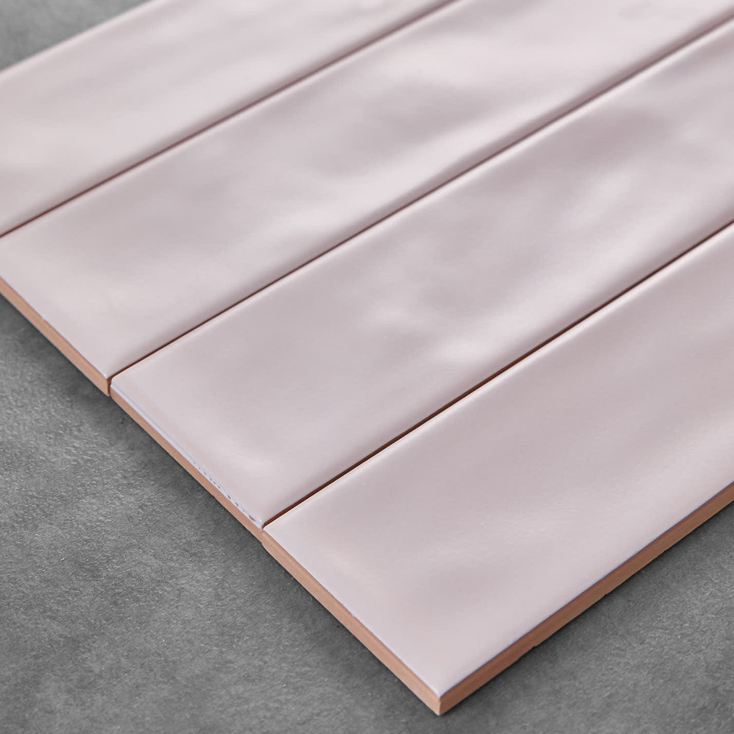 Stella Pink Subway Ceramic Tile | Temple & Webster