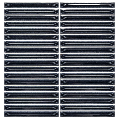 Akira Indigo Kit Kat Porcelain Mosaic Tile