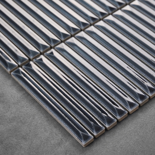 Akira Indigo Kit Kat Porcelain Mosaic Tile