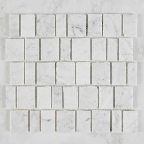 Idris Carrara Marble Mosaic Tile