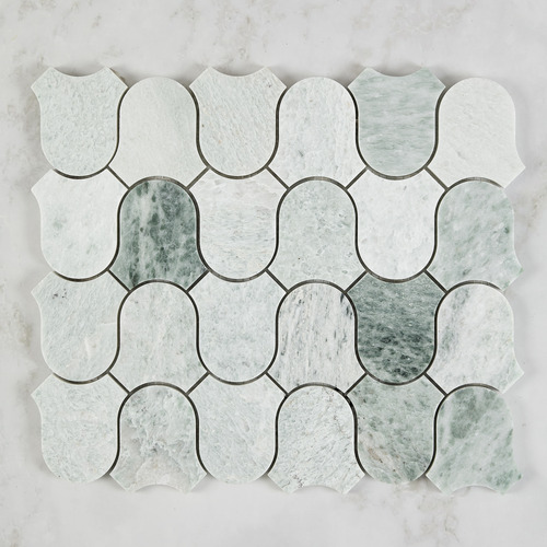 Toru Sage Green Marble Mosaic Tile