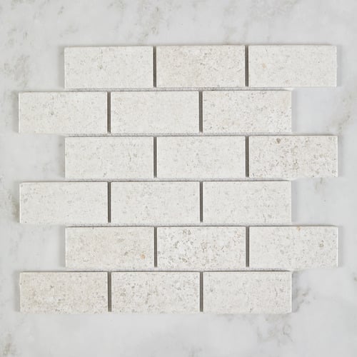 Jamal Beige Brickbond Porcelain Mosaic Tile