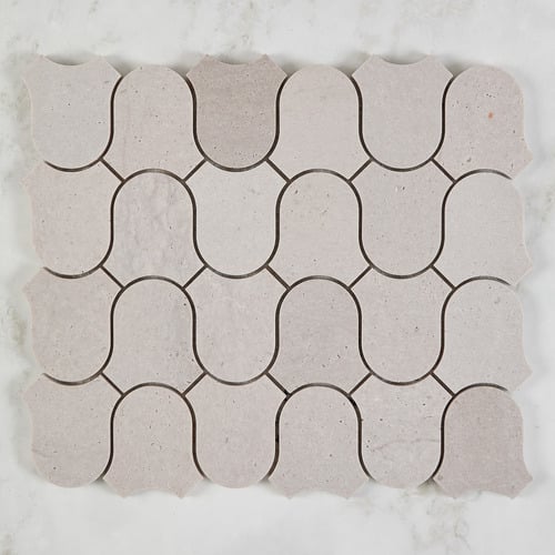 Toru Grey Travertine Mosaic Tile