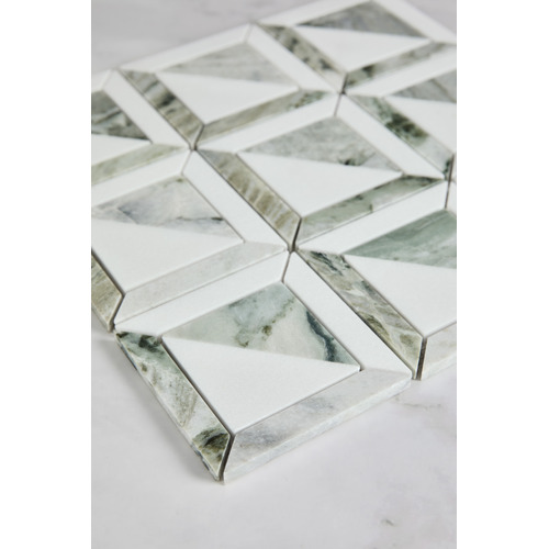 Naima Green Stone Marble Mosaic Tile