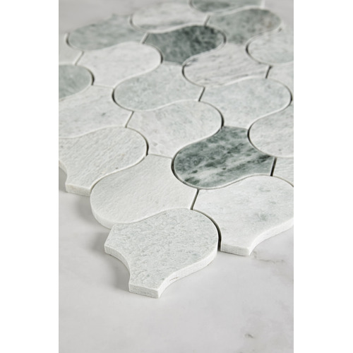Toru Sage Green Marble Mosaic Tile