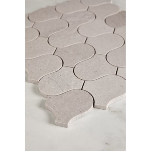 Toru Grey Travertine Mosaic Tile