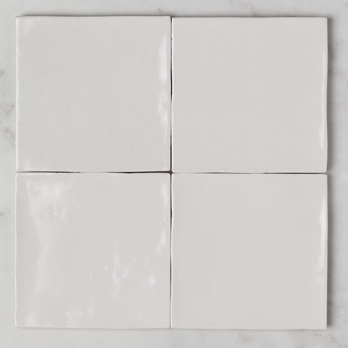 Havenford Gloss Chalk Square Ceramic Tile