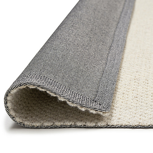 Beige-Sylora-Wool-Blend-Power-Loomed-Rug