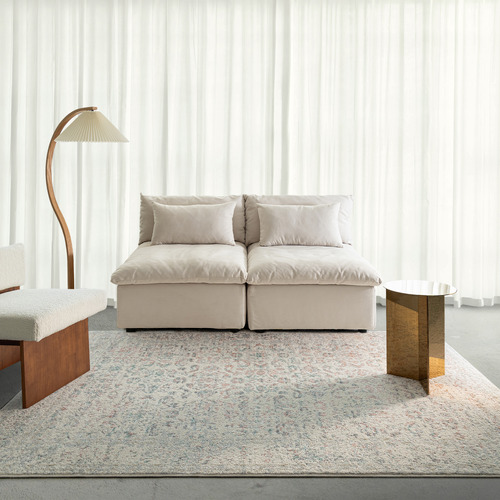 Beige-Vespera-Cedar-Power-Loomed-Rug