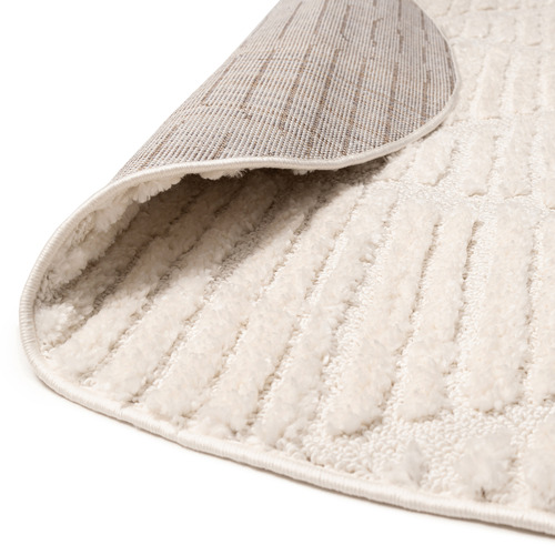 Cream-Jovara-Diamond-Round-Rug