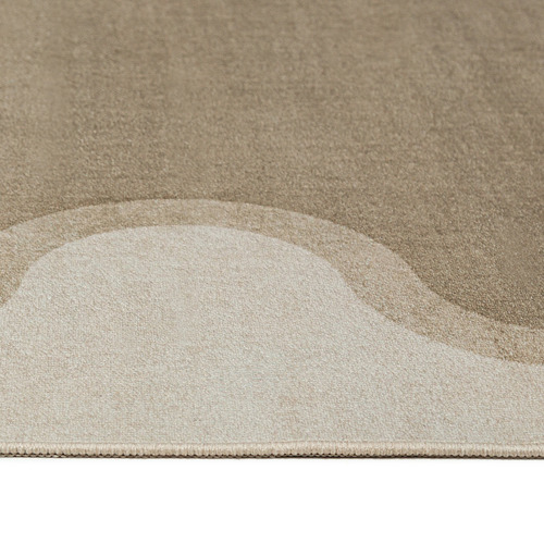 Beige Pierre Machine Washable Rug