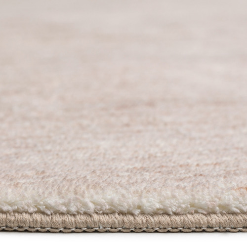 Beige Durham Machine Washable Round Rug