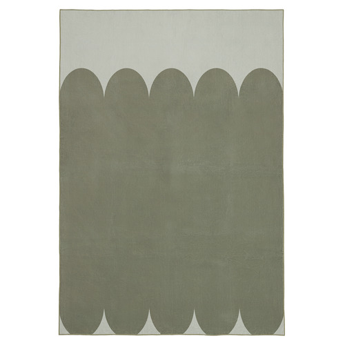 Green Norris Machine Washable Rug