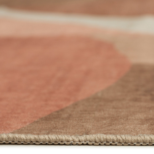 Burgundy Getty Machine Washable Rug