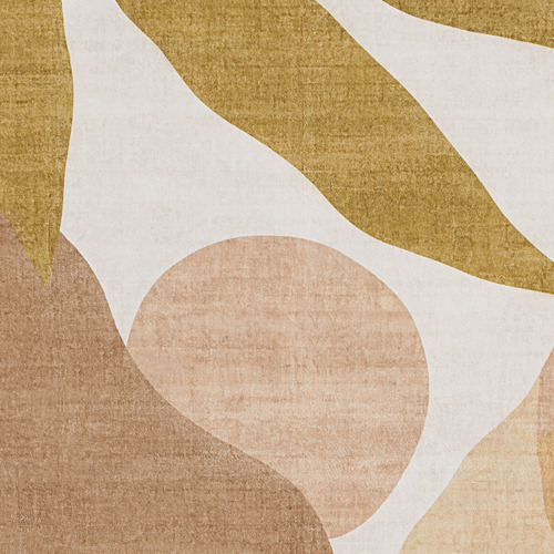 Brown Getty Machine Washable Rug