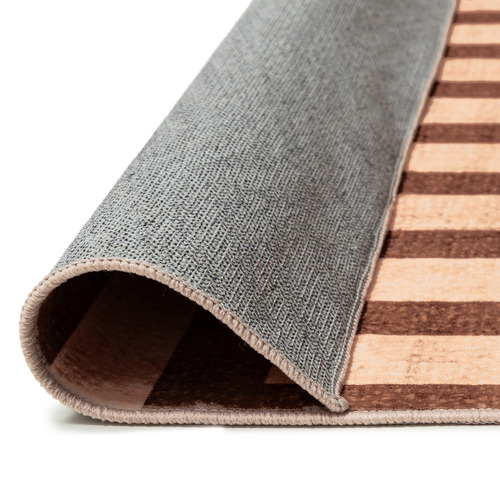 Peach & Rust Madison Machine Washable Rug