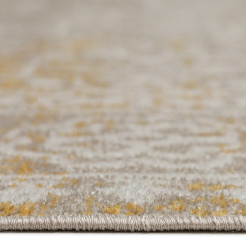 Gold Oberyn Traditional Machine Washable Rug