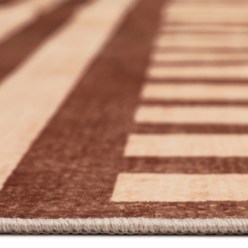 Peach & Rust Madison Machine Washable Rug
