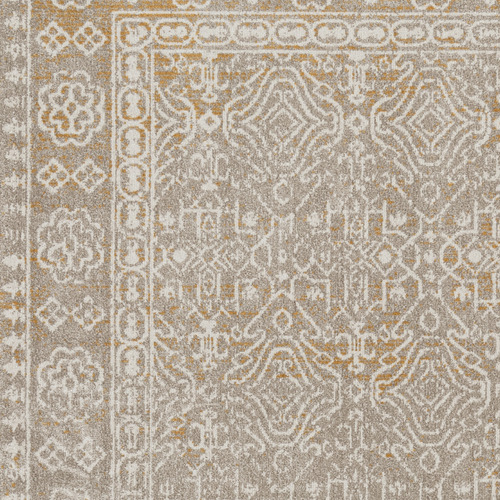 Gold Oberyn Traditional Machine Washable Rug