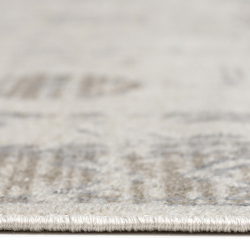 Grey Roseburg Traditional Machine Washable Rug