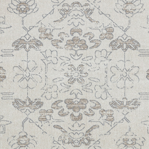 Grey Roseburg Traditional Machine Washable Rug