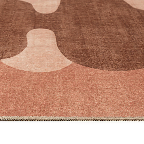Burgundy Getty Machine Washable Rug