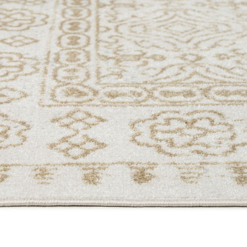 Cream Oberyn Traditional Machine Washable Rug