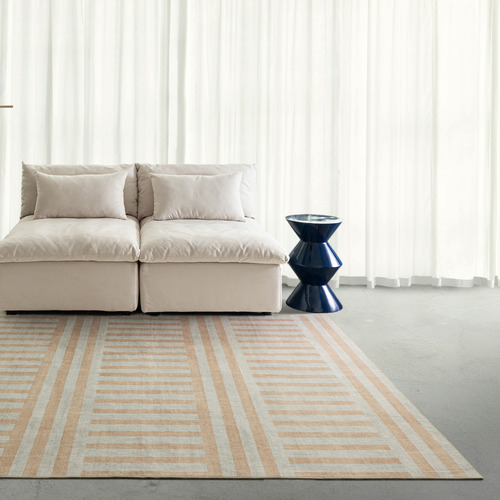 Beige Madison Machine Washable Rug