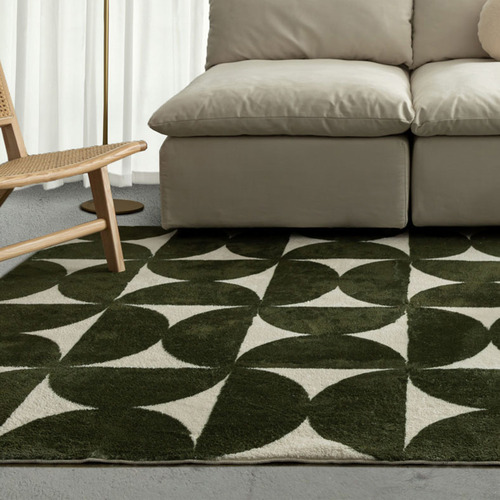 Green-Alure-Machine-Washable-Rug