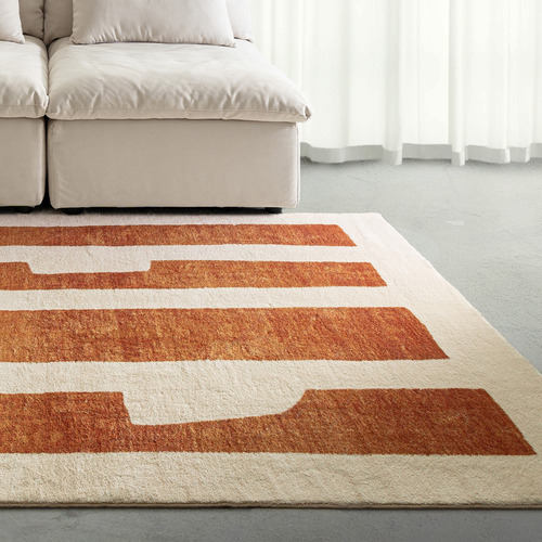 Rust Yorkville Machine Washable Rug