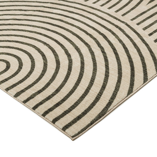 Green Glendale Machine Washable Rug