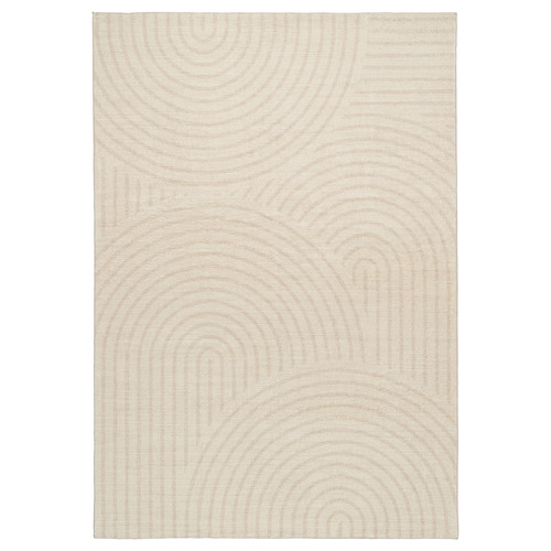 Beige Glendale Machine Washable Rug