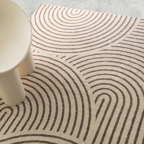 Brown Glendale Machine Washable Rug