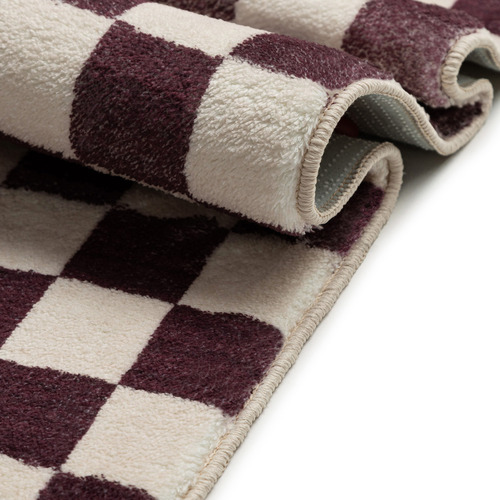 Burgundy Cordova Machine Washable Rug