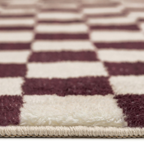 Burgundy Cordova Machine Washable Rug