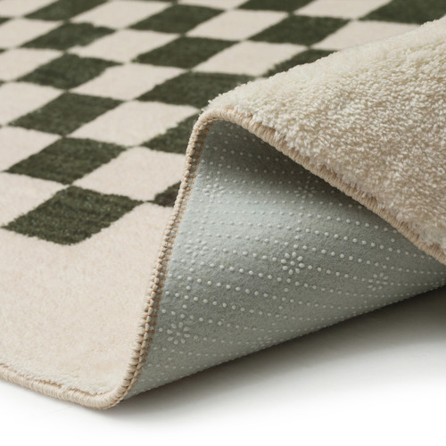 Green Cordova Machine Washable Rug