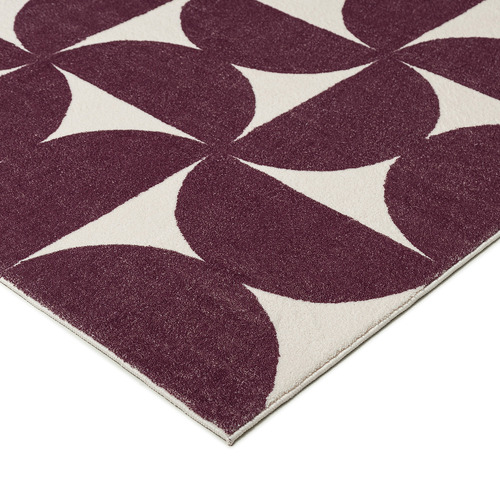 Burgundy Winslow Machine Washable Rug