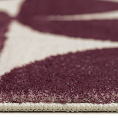 Burgundy Winslow Machine Washable Rug