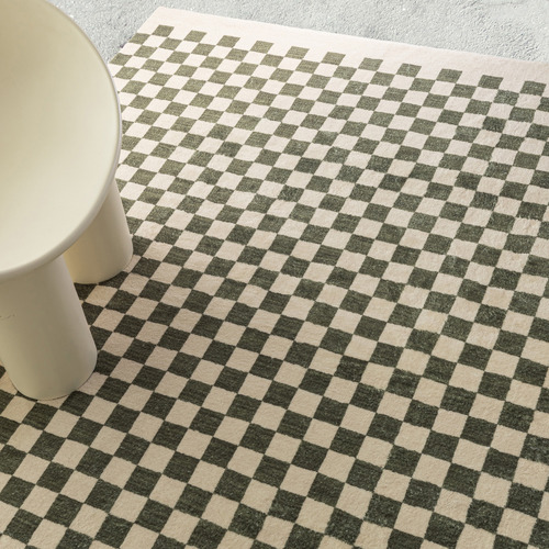 Green Cordova Machine Washable Rug