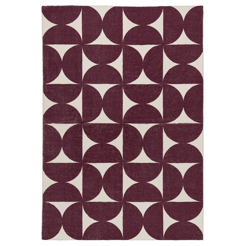 Burgundy Winslow Machine Washable Rug