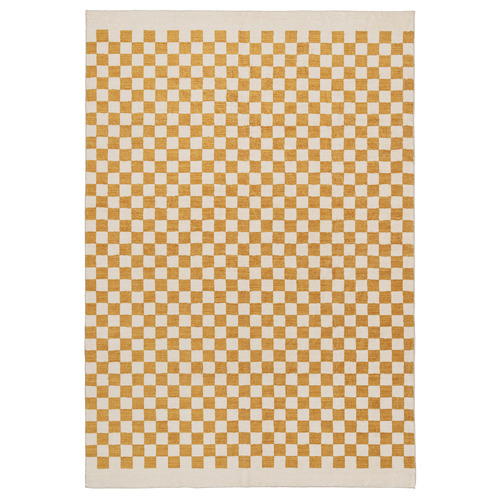 Yellow Cordova Machine Washable Rug