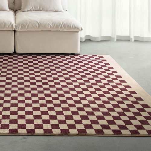 Burgundy-Cordova-Machine-Washable-Rug